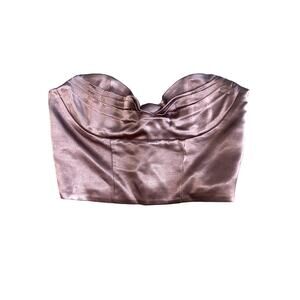 Silk Corset NWOT Top Size S